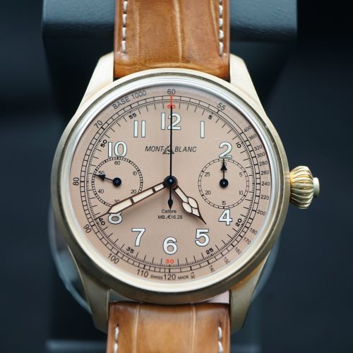 Montblanc 1858 Monopusher Chronograph Tachymeter Bronze
