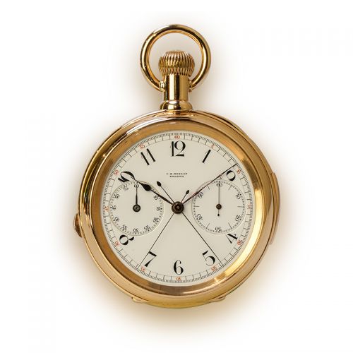 C.H. Meylan Minute Repeating and Split-seconds Chronograph Pocket Watch