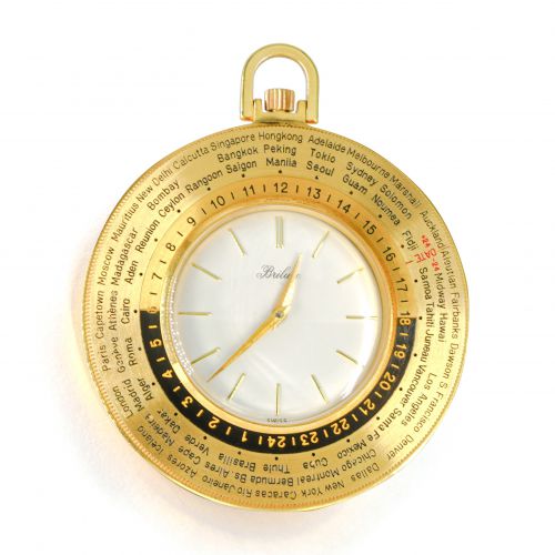 Brilux World Time Indication Pocket Watch