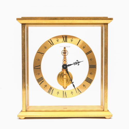 Jaeger-LeCoultre Golden Bridge Four-Glass Table Clock