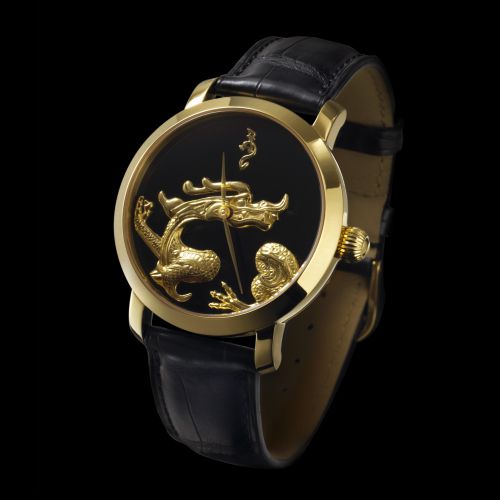 The Chinese Zodiac (Dragon) Microcarving Wristwatch