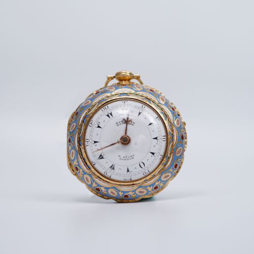 19th Century Turkish Market 18K Gold Triple Case Pocket Watch