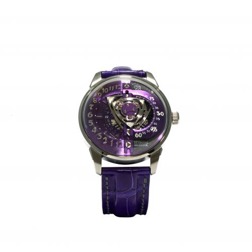 Behrens "Rotary" Automatic Wristwatch (Purple)