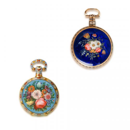 Two Chinese Market Pocket Watch