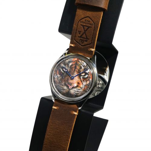 Painted Dial Automatic Wristwatch