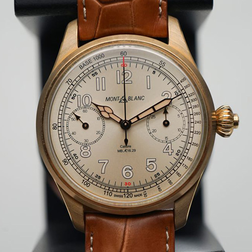 Montblanc 1858 Monopusher Chronograph Tachymeter Bronze