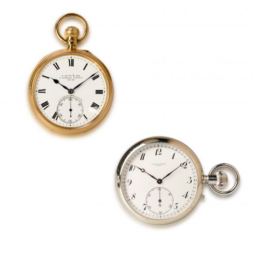 Two Observatory Chronometer Pocket Watch