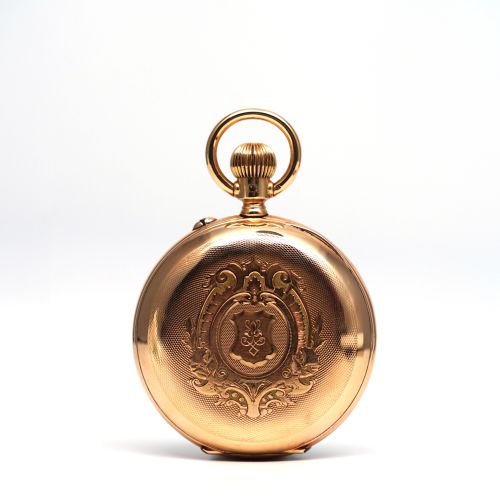 19th Century Gold Digital Display Pocket Watch