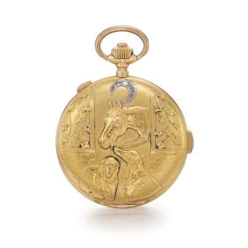 Movado Minute Repeating Chronograph Pocket Watch